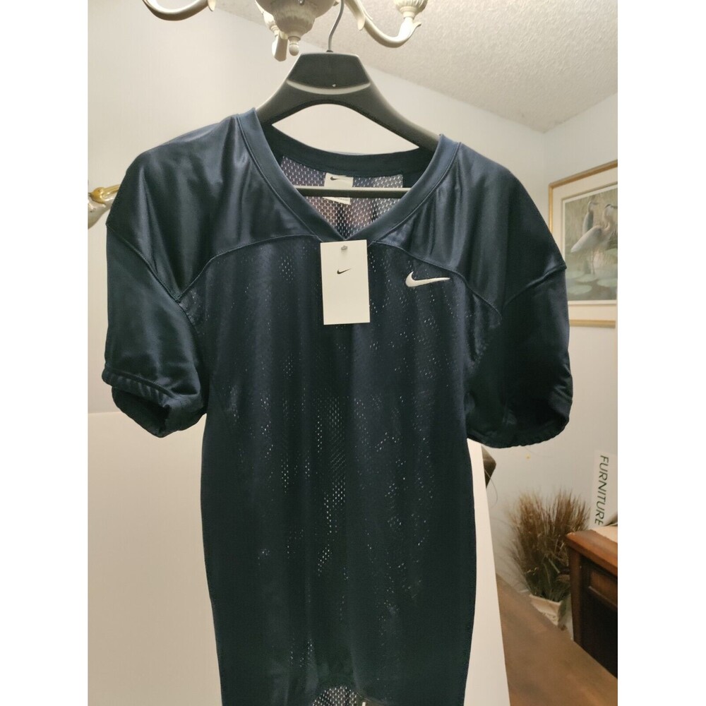 Nike Stock Vapor Mesh Football Practice Jersey Large  Black